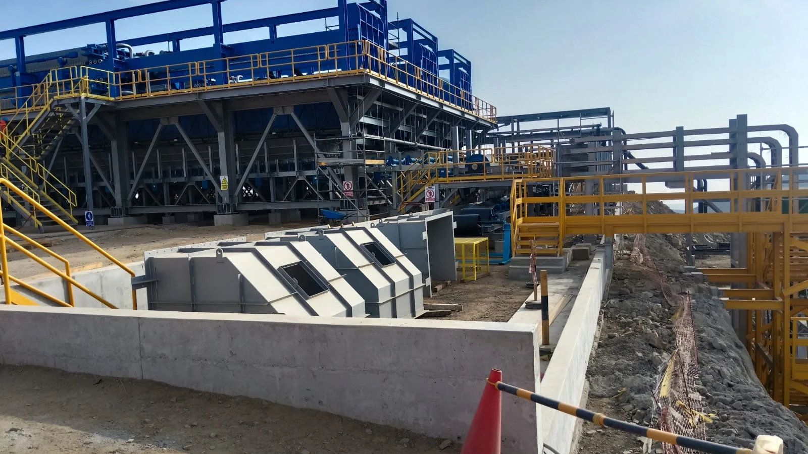 Planta de filtrado de relaves